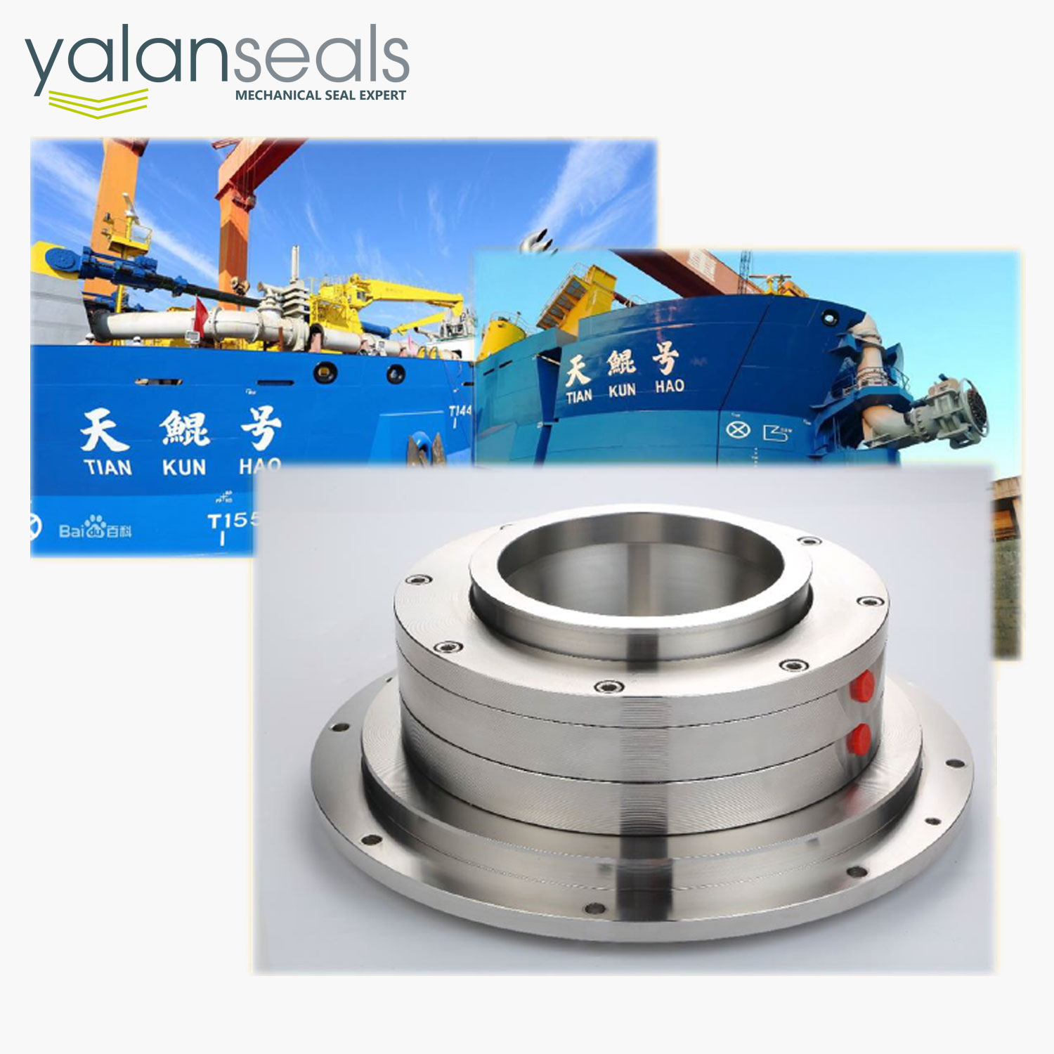 SBB Cartridge Mechanical Seal for Dredgers (the Biggest Dredger Ship in Asia, Tian Kun Hao)
